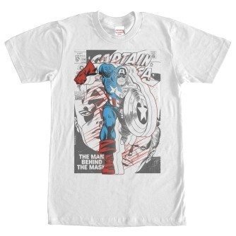 Captain America Behind the Mask Tshirt