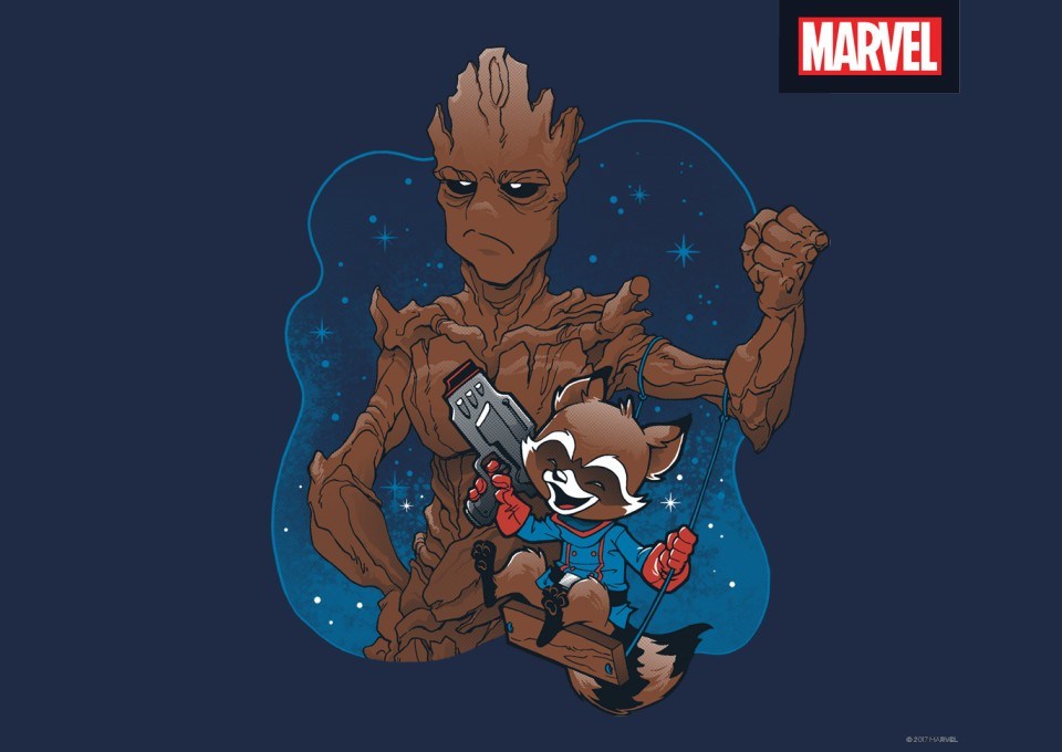 Rocket & Groot BFFs